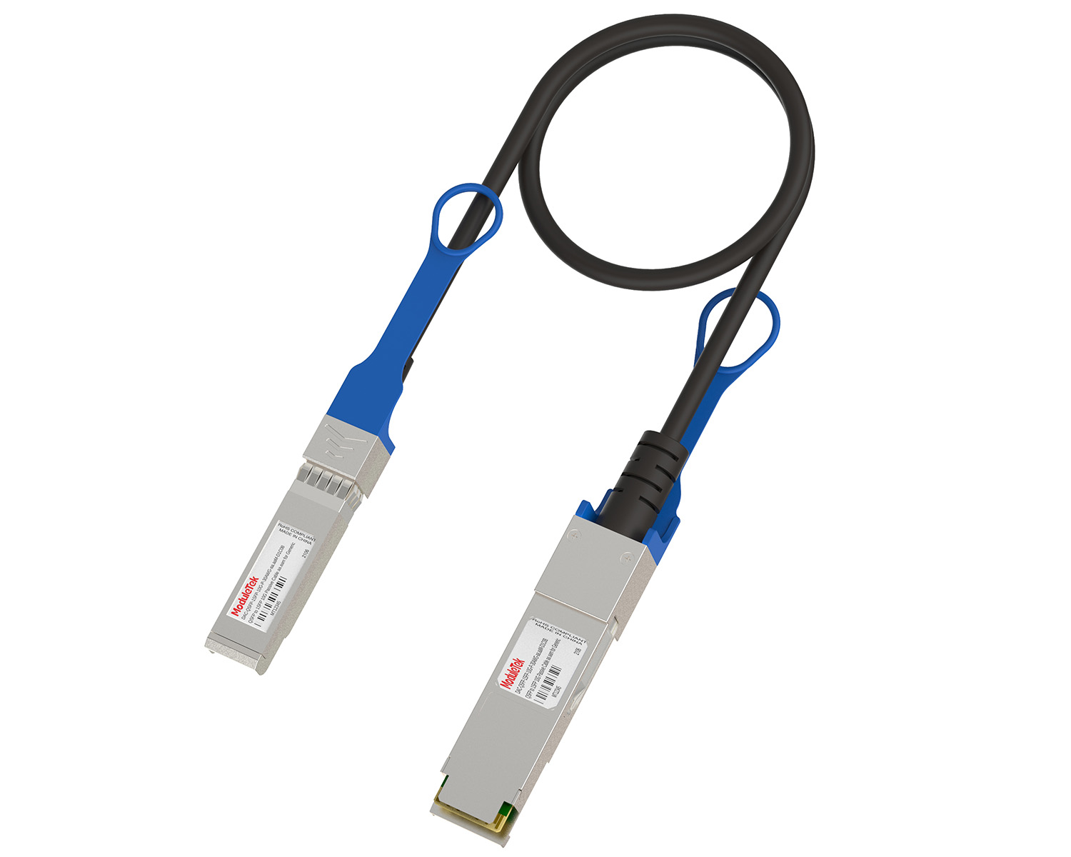 40G Passive Breakout DAC, QSFP+ to 1×SFP+