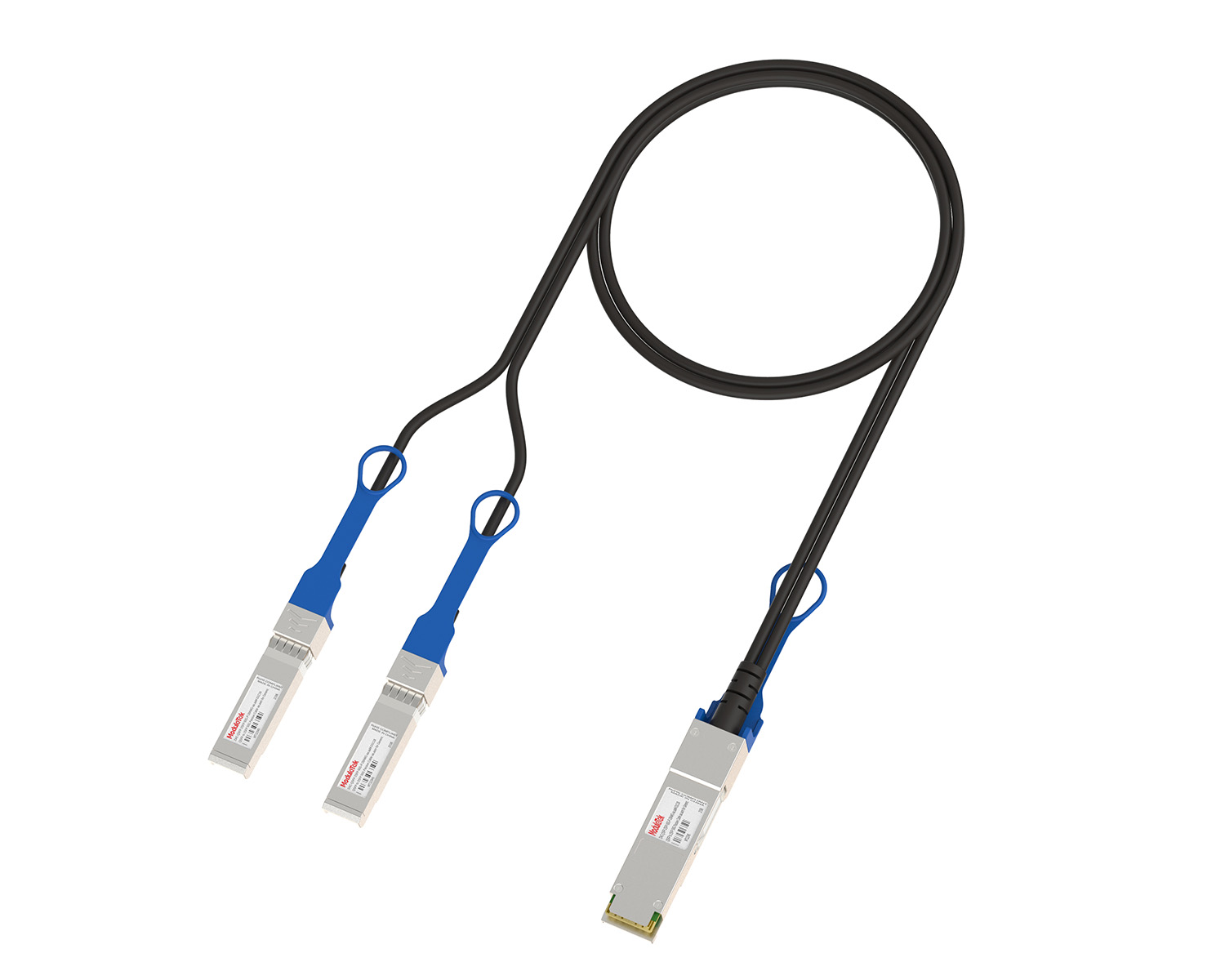 100G Passive Breakout DAC, QSFP28 to 2×SFP28