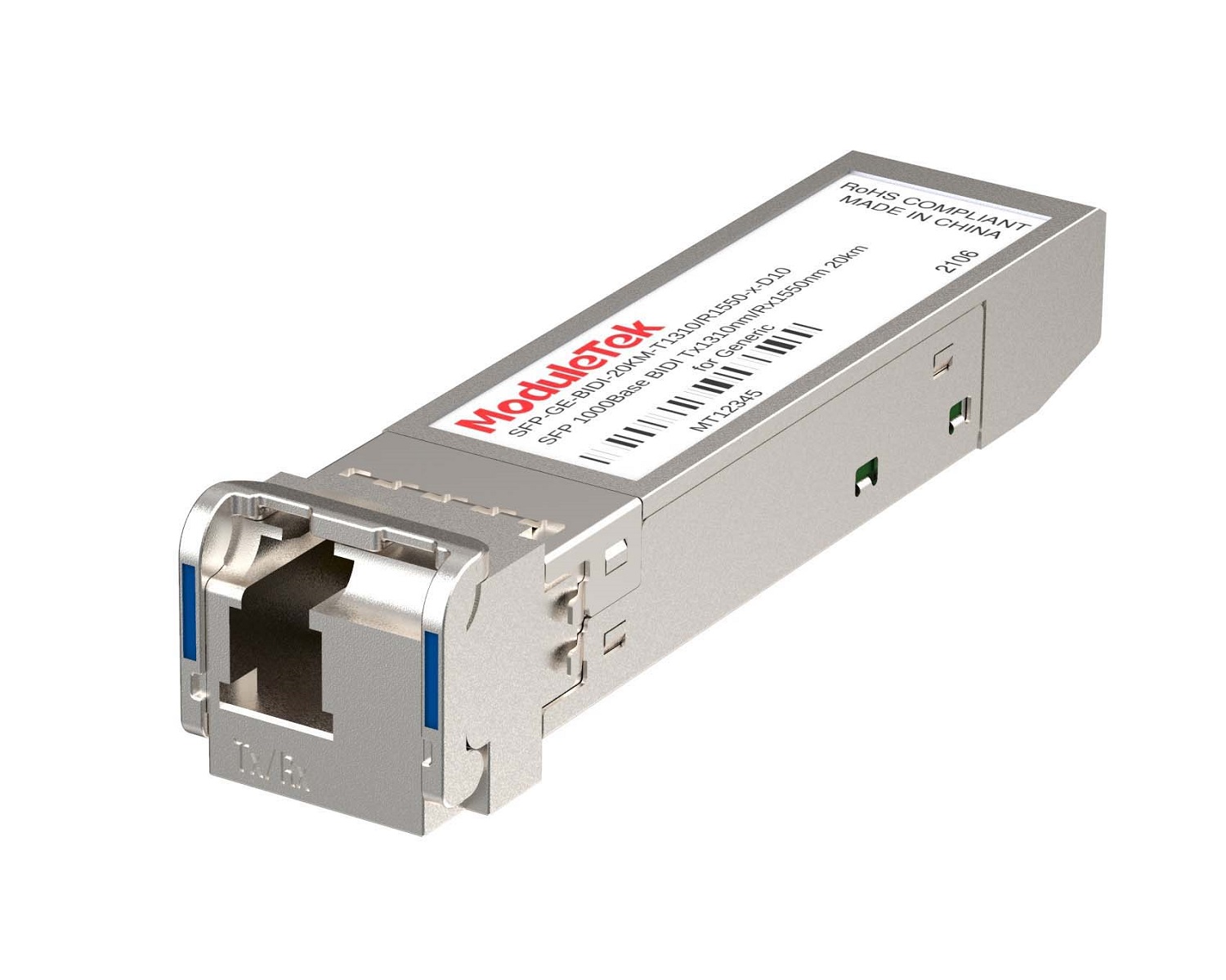 1G SFP BiDi, 20km, Tx-1310/Rx-1490