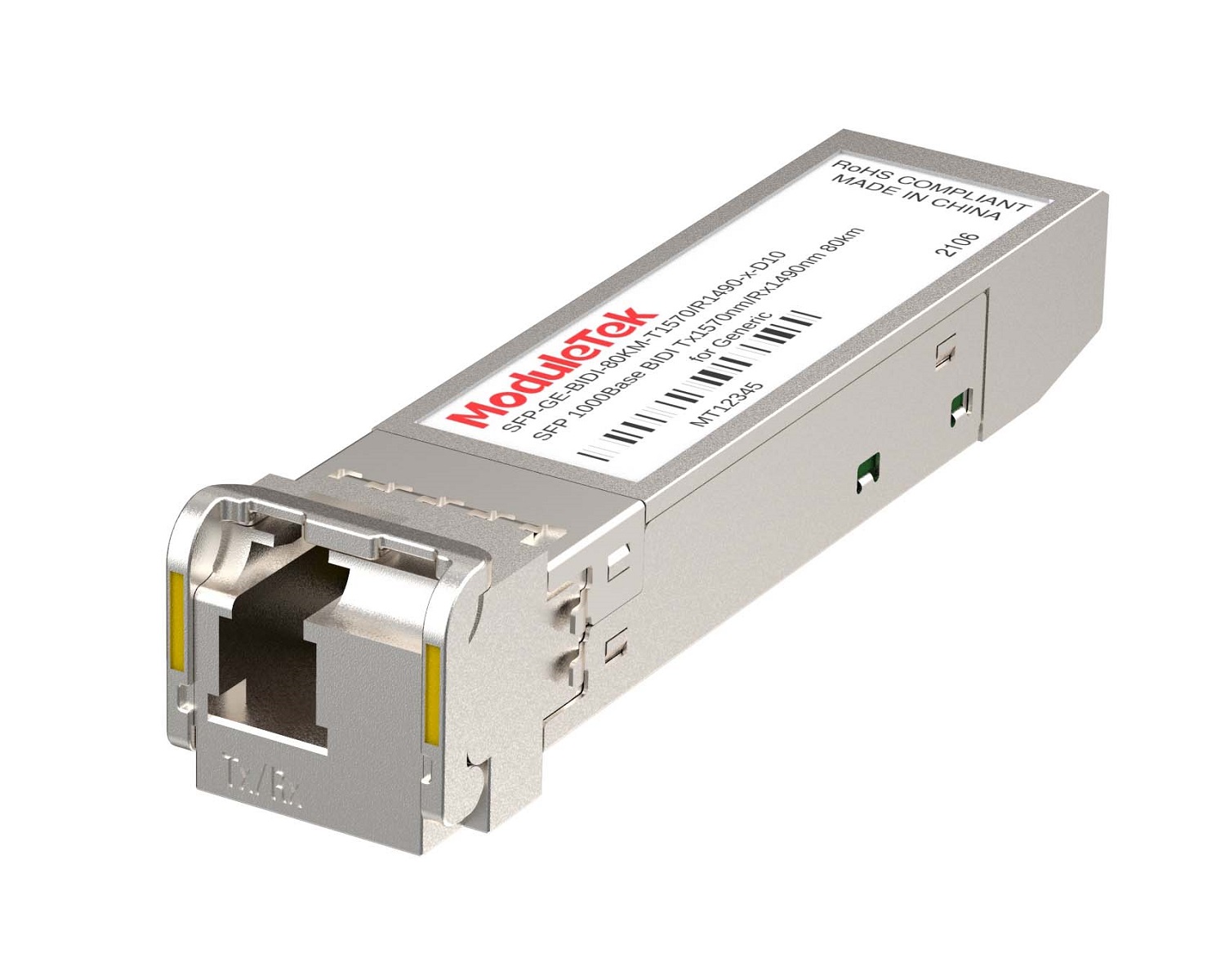 1G SFP BiDi, 80km, Tx-1570/Rx-1490
