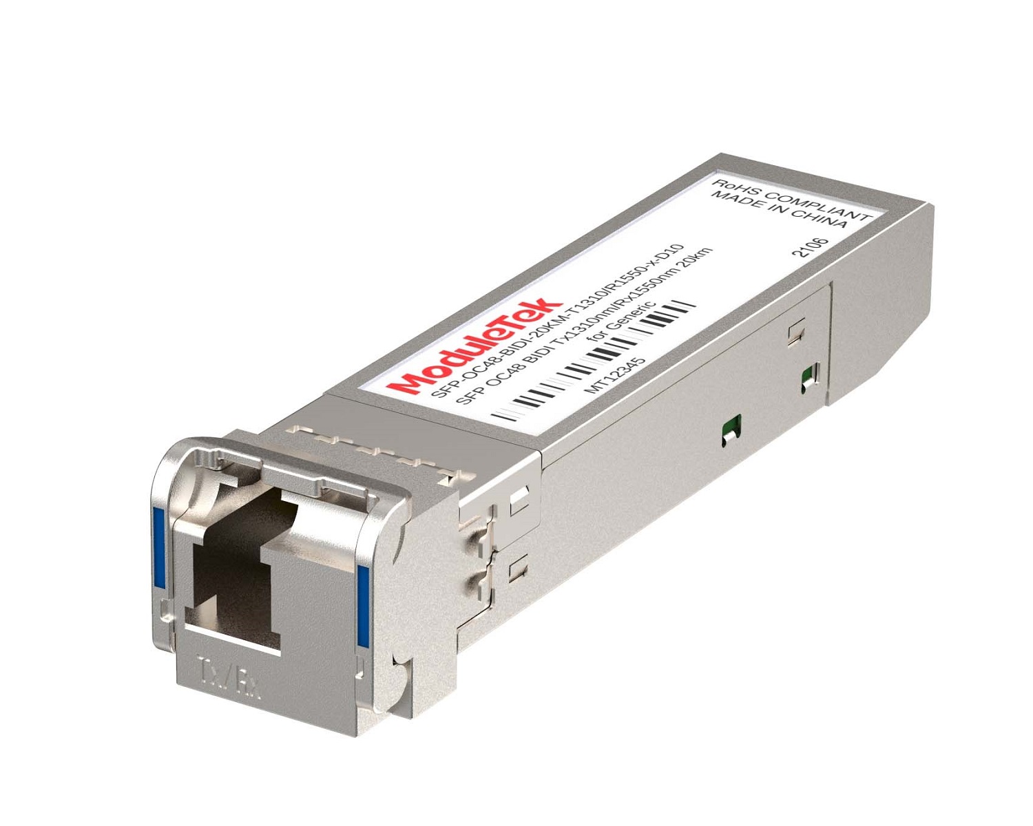 2.5G SFP BiDi, 20km, Tx-1310/Rx-1550