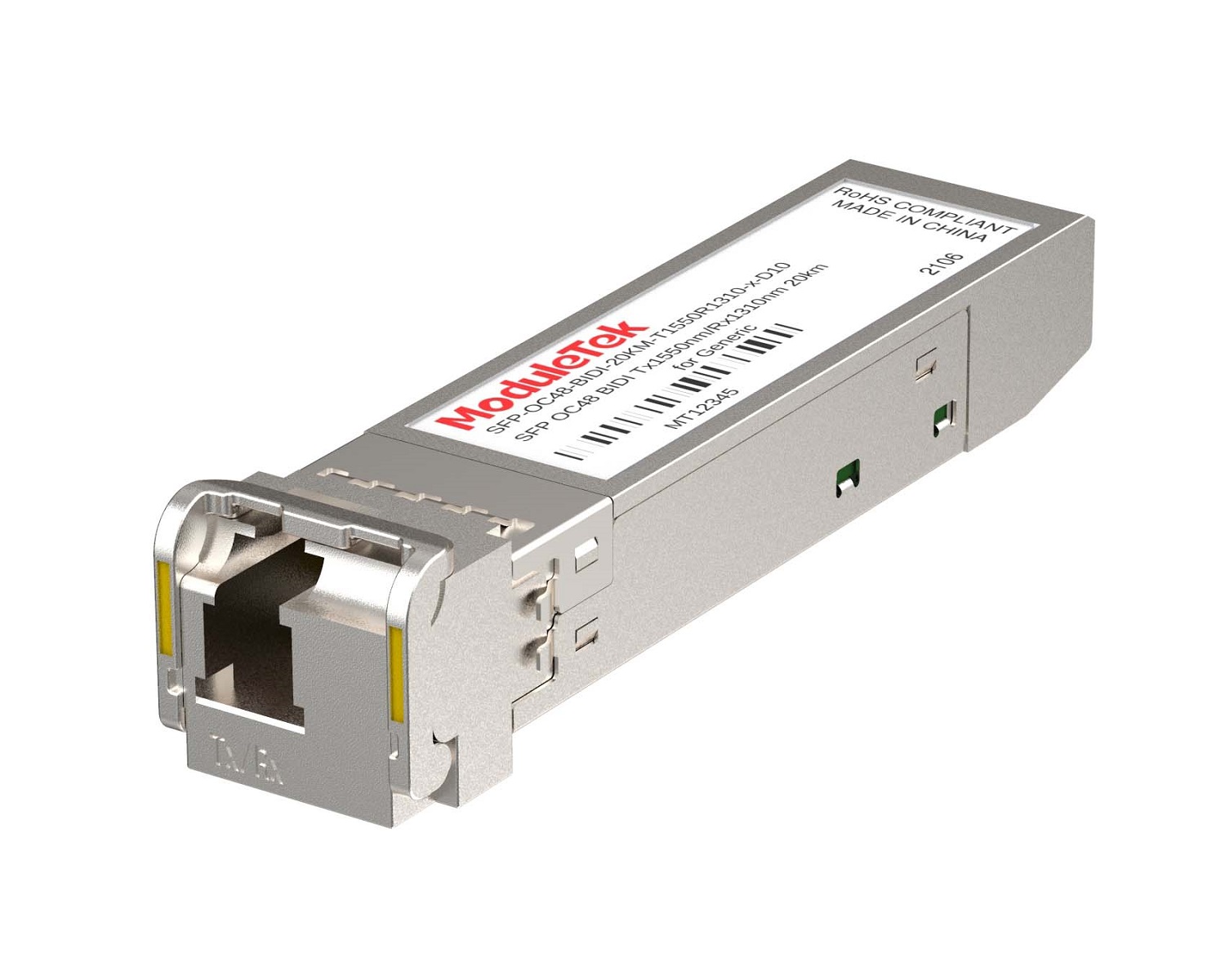 2.5G SFP BiDi, 20km, Tx-1550/Rx-1310