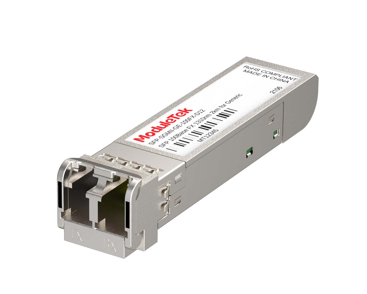 100M SFP FX, 2km, SGMII Port
