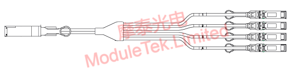 QSFP-4SFP外观