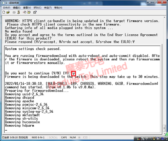 Confirm download
