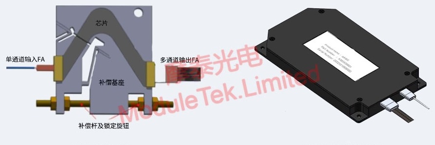AAWG main structure and AAWG module package structure