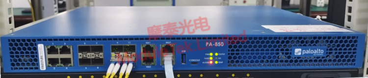  光模块接入防火墙示意图