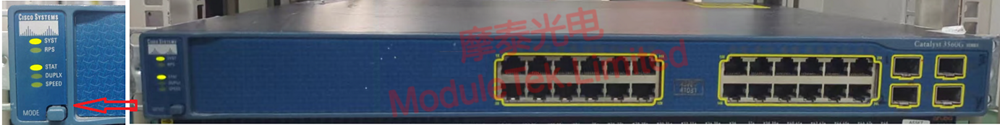 CISCO交换机MODE键