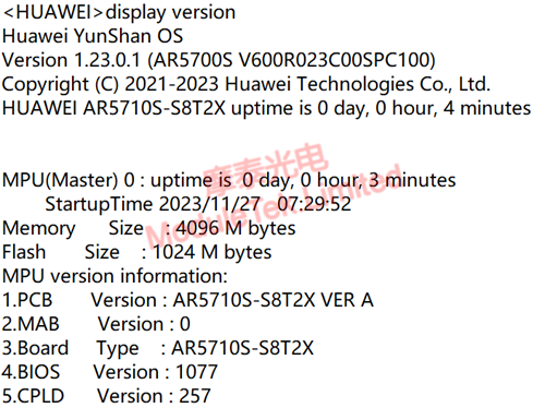 Enter the console to view system information