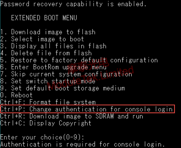 enter BOOT main menu